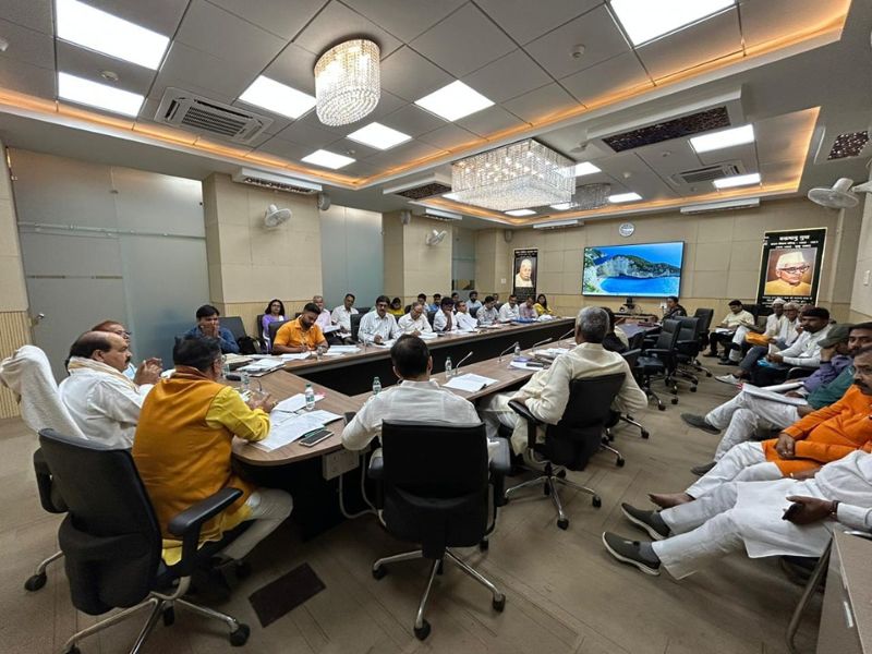 today-in-the-meeting-of-the-social-harmony-committee-of-the-legislative-council-hon-being-chaired-by-chairman-shri-dhruv-tripathi-ji-the-chief-secretary-and-officers-of-the-revenue-department-attended